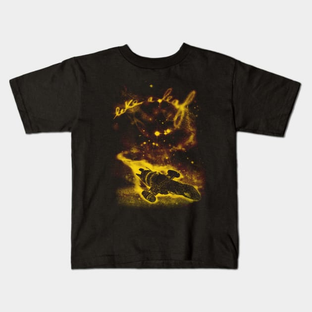 like a leaf Kids T-Shirt by kharmazero